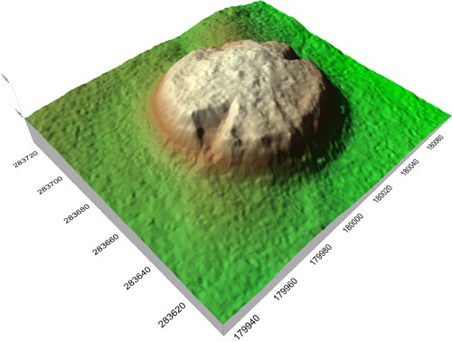 Model of Rathcroghan Mound