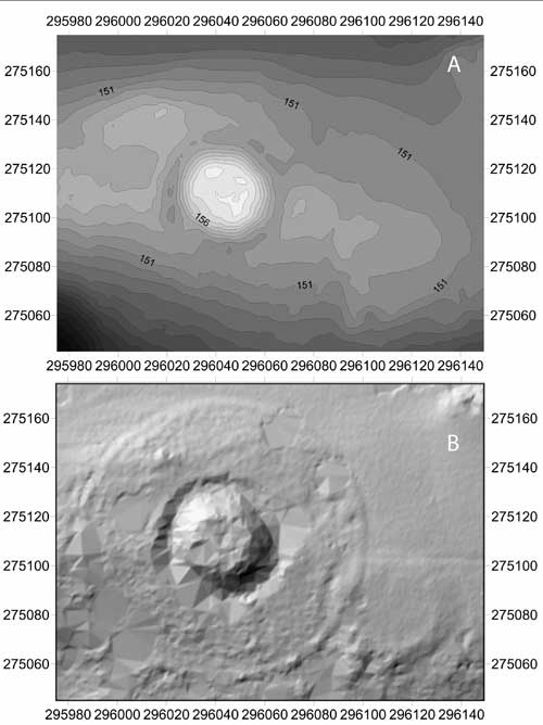 LiDAR DEM Data from the Hill of Slane